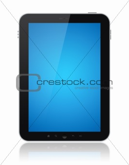 Digital Tablet PC Isolated