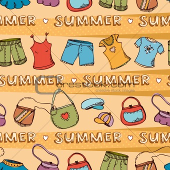 Summer fashion background