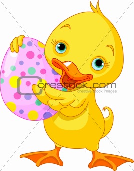 Easter duckling
