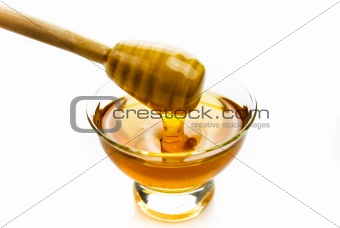 Honey in a bowl
