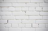 The white brick wall
