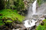 Power of water - Saent waterfalls in the Italian mountains
