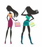 fashion shopping girls