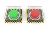 Green and red button