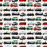  different types car seamless pattern