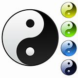 Background yin-yang symbol