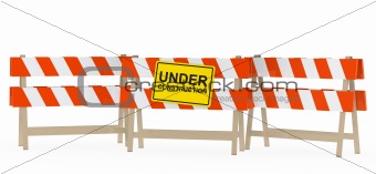 under construction barrier
