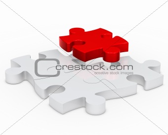 puzzle red