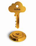 Cloud gold key