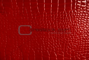 Red leather texture embossed squares background