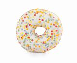 donut with colorful sprinkles