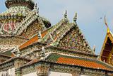 The elements of Grand Palace in Bangkok Thailand