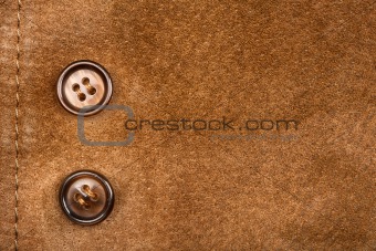 Suede and buttons
