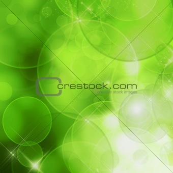Abstract nature background (green bokeh)
