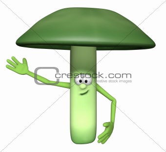green mushroom
