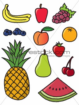 Eleven Common Fruits