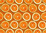 seamless background of orange slices