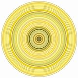 abstract background 3d render concentric pipes in multiple yello