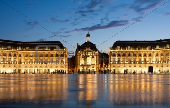Place de la Bourse in Bordeaux