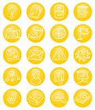 Yellow CMS icons