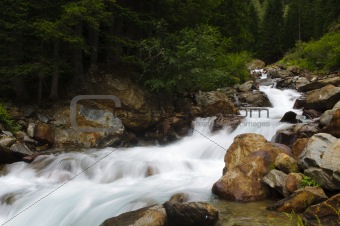 Stream in the Italian mountains