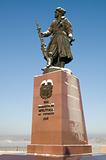 Monument to founders of the city of Irkutsk from townspeople