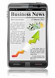 Business News on Smart Phone