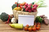 Purchasing paper with vegetables