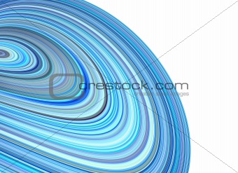 3d render concentric pipes tube abstract blue purple backdrop