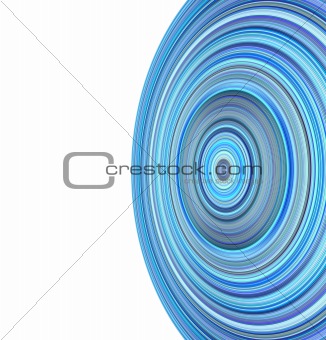 3d render concentric pipes tube abstract blue purple backdrop
