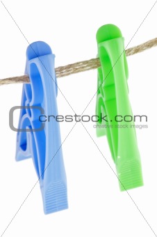Two colour Clothespins