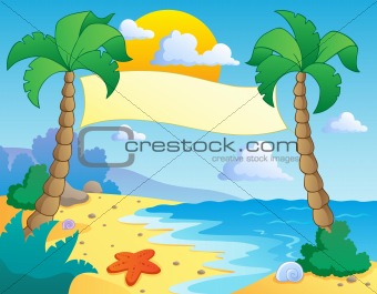 Beach theme scenery 4