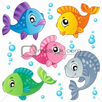 Various cute fishes collection 3
