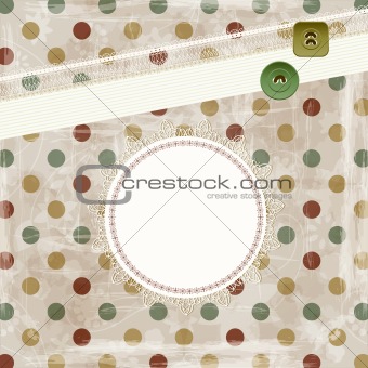 vector retro  background with frames for your text and buttons