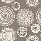 vector seamless pattern with lacy napkins