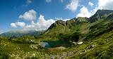 Alpine lake in the Italian Dolomites