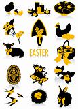 Easter silhouettes