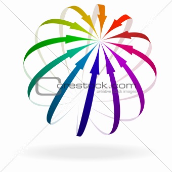 Colorful Arrow Icon