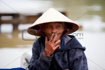 Elderly Vietnamese man
