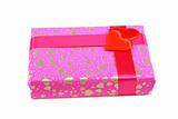 Gift box with valentines.