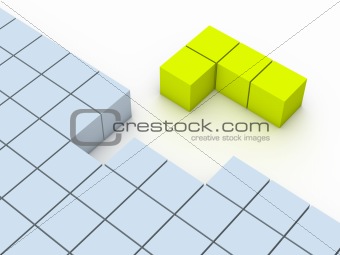 Concept of tetris game