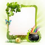 Mirror frame for St. Patrick's Day