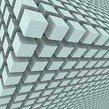 Abstract background with 3d cubes