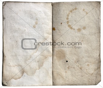 Old paper note book
