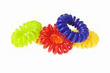 Colorful Spiral Elastic Hair Ties 