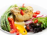 Chicken Breast With Potatoes And Vegetables
