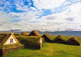 Turfed housing in Iceland