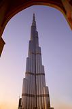Burj Khalifa at sunset, Dubai