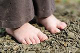 Dirty Child Feet