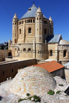 Dormition abbey on Mount Zion